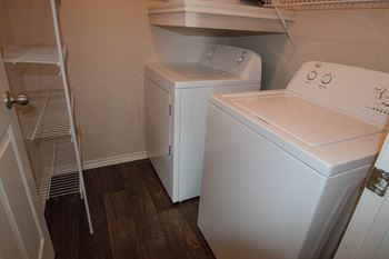 Full size washer/dryer included